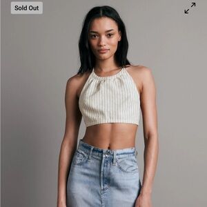 NWT Rag & Bone Natural Stripe Zoe Top Sz M